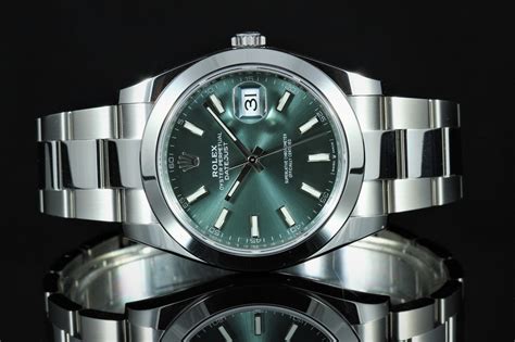 mint green datejust 41
